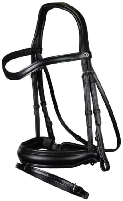 Вуздечка з комбінованим капсюлем Matte Medium Crank Noseband With Flash від Dyon