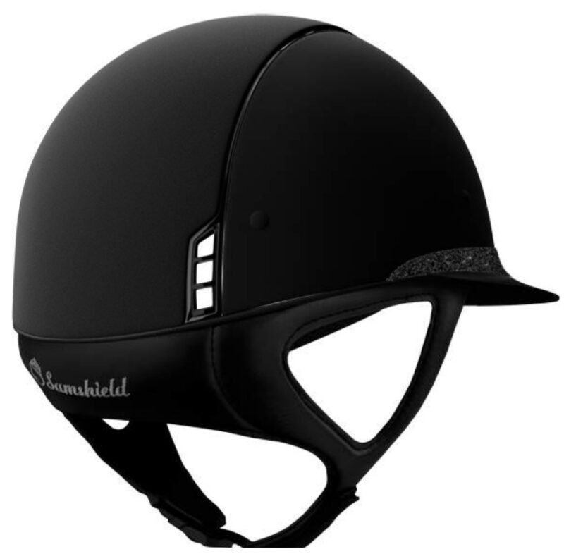 Шолом MissShield Crystal Fabric Swarovski Black від Samshield