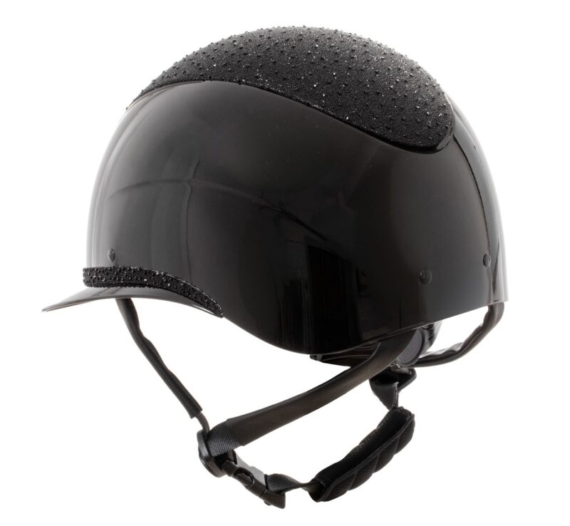 Шолом з регулюванням Wide Visor Rhinestones Homologation від Equestro