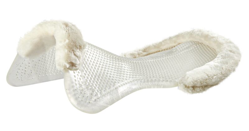 Пад гелевий з хутром Therapeutic Cut Out Eco-Wool від Acavallo