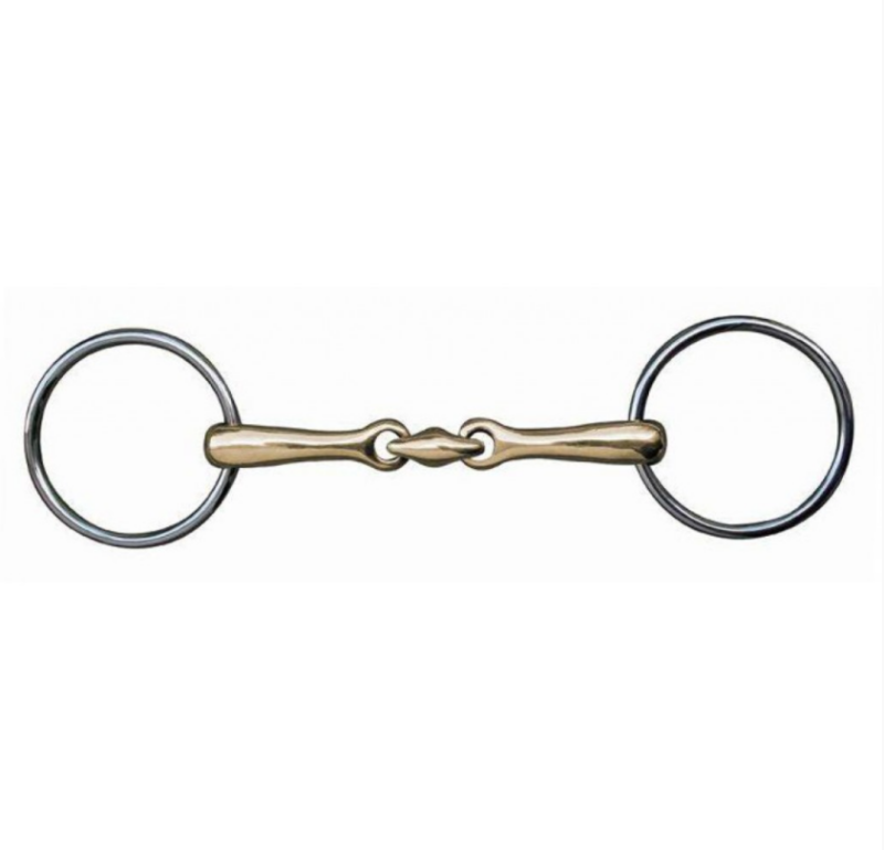 Трензель з вісімкою Loose Ring snaffle argentan, товщина 16 мм від HKM